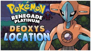 How to get Deoxys in Pokemon Renegade Platinum Tutorial [upl. by Nomled]