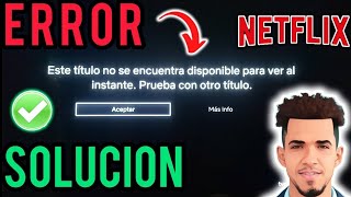 SOLUCIÓN de ERROR en NETFLIX tvqpb101 190 ✅ [upl. by Levey868]