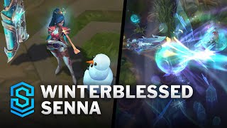 Winterblessed Senna Skin Spotlight  PreRelease  PBE Preview  League of Legends [upl. by Noisla]