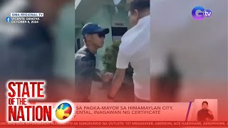 Kakandidato sa pagkamayor sa Himamaylan City Negros Occidental inagawan ng certificate  SONA [upl. by Pathe844]