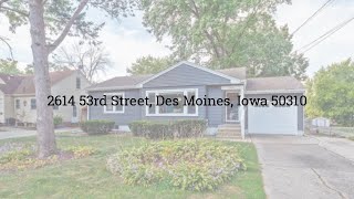 Charming Beaverdale Ranch Home  🏠 2614 53rd Street Des Moines Iowa 50310 [upl. by Svoboda]