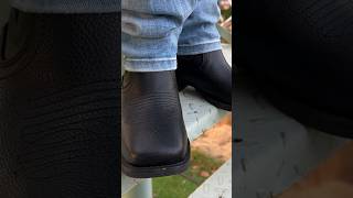 Black Chelsea Boots  Square Toe Cowboy Boots  Men’s Fashion  Men’s Gifts [upl. by Yhprum]