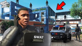 GTA 5  Franklin Becomes The Most Special Swat Soldier In GTA 5 GTA 5 Mods [upl. by Lazos239]