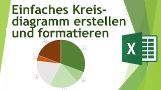 Kreisdiagramm in Excel erstellen  Daten visualisieren in Excel 6 [upl. by Nycila746]