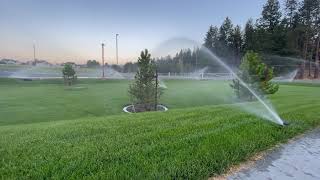 Sprinkler Sounds for relaxing reducing stress helping insomnia or studying  15 minutes [upl. by Emelun967]