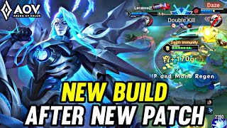 AOV  VOLKATH GAMEPLAY  NEW BUILD AFTER NEW PATCH  ARENA OF VALOR LIÊNQUÂNMOBILE ROV [upl. by Ardelis243]