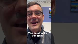 I forgot to share that the vMix integration with Zoom wil support vMix Social for Zoom chat [upl. by Konstantine]