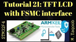 STM32F4 Discovery board  Keil 5 IDE with CubeMX Tutorial 21  TFT LCD ili9341 using FSMC [upl. by Benjie]