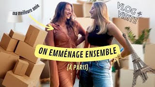 JE DÉMÉNAGE AVEC MA MEILLEURE AMIE vlog  appartment tour [upl. by Amling]