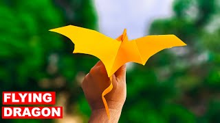 How to make a paper Pterosaurs airplane step by step  Paper airplanes that fly far easy paper plane [upl. by Ahselef367]