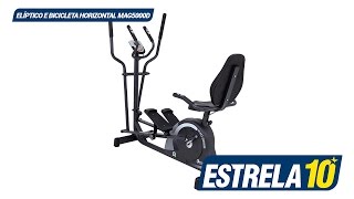 Elíptico Magnético e Bicicleta Horizontal MAG 5000 D Dream Fitness [upl. by Georglana714]