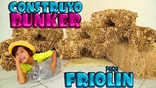 CONSTRUYO BUNKER comestible para mi Mascota Friolin [upl. by Merceer]