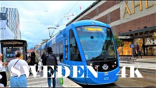 STOCKHOLM WALK 4K Spårväg City Tram 7 TCentralen  Waldemarsudde [upl. by Areval625]