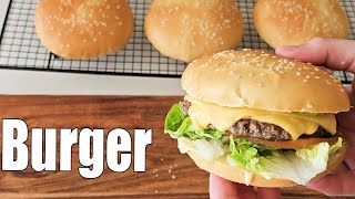 Comment Faire du Pain Burger Maison  PAIN HAMBURGER CLASSIQUE Recette facile et rapide [upl. by Netnilc7]