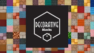 75 Nuevos bloques decorativos para Minecraft PE Addon [upl. by Enileda642]