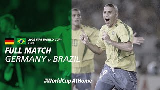 Germany v Brazil  2002 FIFA World Cup Final  Full Match [upl. by Nimajaneb]