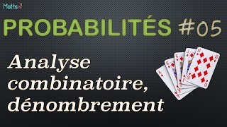 5 Analyse combinatoire dénombrement Bac1 [upl. by Roid19]