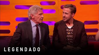 Harrison Ford não consegue se lembrar do nome de Ryan Gosling — The Graham Norton Show  Legendadin [upl. by Boggs295]