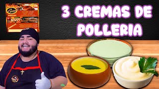 LAS 3 CREMAS INFALTABLES DE POLLERIA 👨‍🍳❤ AJI CAUSA [upl. by Peggir]