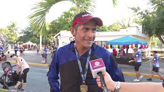 Un tapatío fue ganador del medio maratón de Puerto Vallarta CPS Noticias Puerto Vallarta [upl. by Nylorahs]