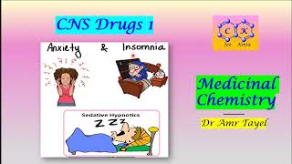 CNS part 1 Sedatives amp Hypnotics  Medicinal Chemistry  E  PDF 👇 [upl. by Keon]