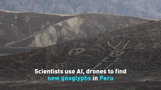 Scientists use AI drones to find new geoglyphs in Peru [upl. by Korey]