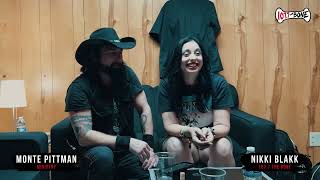 Monte Pittman amp Nikki Blakk chat about Ministry amp Madonna OTW to see Slayer🤘 [upl. by Zoltai577]