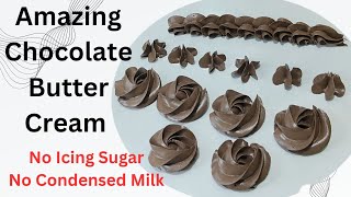 Amazing Chocolate Butter Cream Recipe in telugu [upl. by Shelden578]