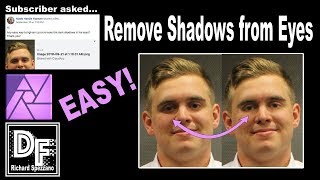 Remove Shadows Affinity Photo beginner tutorial [upl. by Ahsilet]