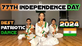 Celebrating Independence Day through Dance A patriotic tribute 🔥 patrioticdance independencedance [upl. by Ehav409]