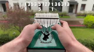 Cant Help Falling in Love  Kalimba Cover Tutorial [upl. by Marigolde123]