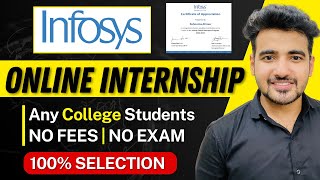 Infosys Springboard Internship 2024 ➤ Free Online Internships for College Students Limited Time [upl. by Eckardt618]