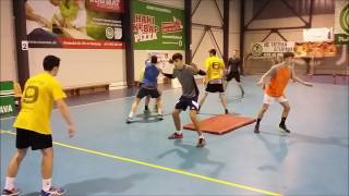 Handball fitness and defense training U15U17 [upl. by Amliv275]