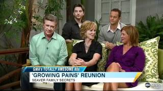 Where Are They Now Growing Pains Cast Reunites on Good Morning America 100511 [upl. by Gnivri]