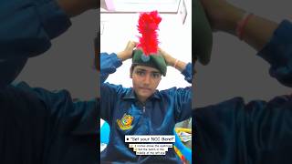 How to set ncc beret  ncc cap kaise pahne  7 br bn ncc chapra beret ncccammondo nccbcertificate [upl. by Spielman]