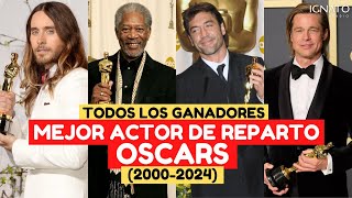 OSCARS GANADORES A MEJOR ACTOR DE REPARTO 20002024 [upl. by Ocram]