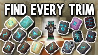 Find Every Armor Trims in Minecraft [upl. by Wilder]