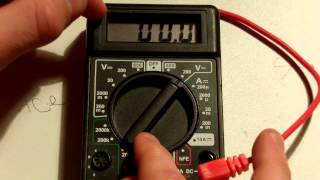 TUTO Utiliser un Multimètre  VoltMetre  AmpèreMètre  Ohm mètre [upl. by Kaleb]