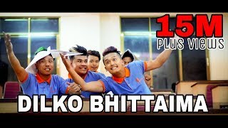 Dilko Bhittaima Official Music Video  The Cartoonz Crew [upl. by Ahsilyt]