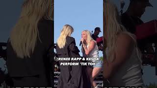 Kesha Switches Up TiK ToK Diddy Lyrics During Surprise Coachella Performance With Reneé Rapp [upl. by Andre]