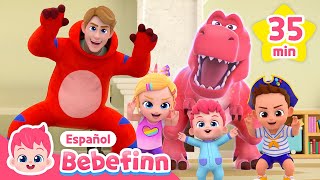 Cantemos y Bailemos con Tiranosaurio Rex  Canciones Infantiles  Bebefinn en español [upl. by Ydaj]