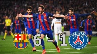 FC Barcelone vs PSG 61  PARIS HUMILIÉ le BARCA sest vengé [upl. by Tnerb51]