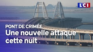 quotIncidentquot ou attaque aux drones navals  Que sestil passé sur le pont de Crimée [upl. by Julita]