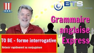 Conjuguer TO BE à la forme interrogative en anglais A0 11 [upl. by Nilac]