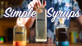 How to make simple syrup cane sugar syrup and Demerara syrup [upl. by Nhar]