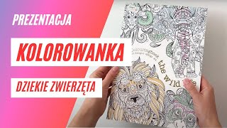 Dzikie Zwierzęta Kolorowanka do Markerów Akwarelowych  Prezentacja [upl. by Nolos]