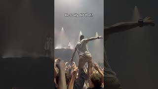 Legendary moment at Travis Scott show in Krakow [upl. by Salena]