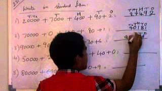 MatheMatics  Write in Standard form  4th class [upl. by Jardena]