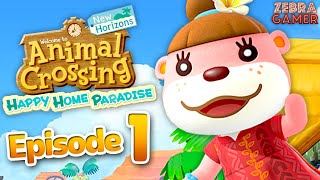 Animal Crossing New Horizons DLC  Happy Home Paradise Part 1  Welcome to Paradise New DLC [upl. by Ruth37]