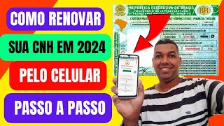 COMO RENOVAR CNH PELA INTERNET RENOVAÇÃO ONLINE  PASSO A PASSO [upl. by Jaquelyn]